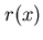 $r(x)$