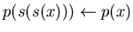 $p(s(s(x))) \leftarrow p(x) $