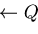 $\leftarrow Q$