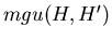 $mgu(H, H')$